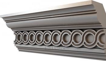 Cornice (KRN_0212-9) 3D model for CNC machine